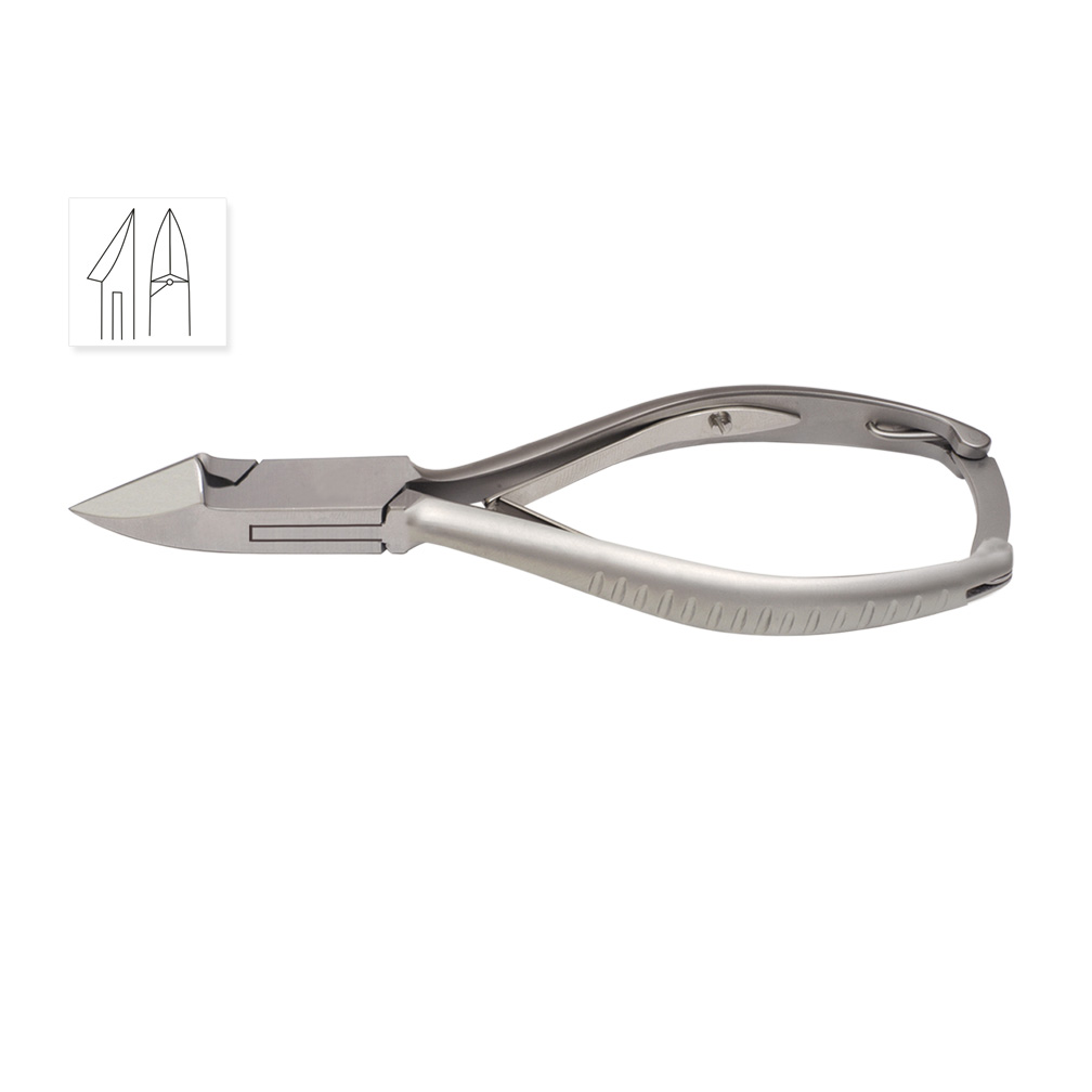 Toenail Nipper Straight Flat Jaw Double Spring Size 5 Toenail Nipper Straight Flat Jaw Double Spring Size 5.5